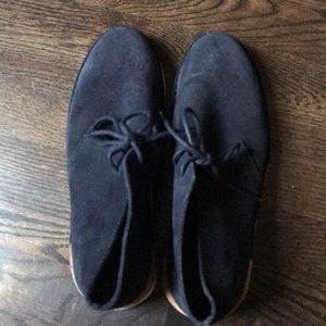 Blue Suede Chukka Boots